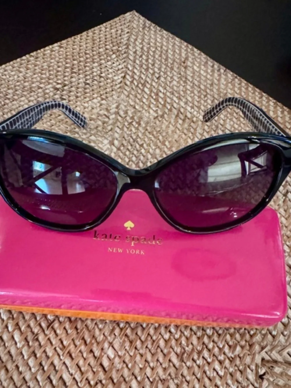 New! Kate Spade Kiersten Women's Sunglasses (black)